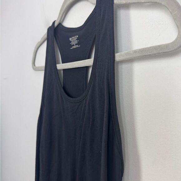 ATHLETA | Black Ruched Racerback Seamless Tank Top Women’s Size Small - Picture 3 of 9